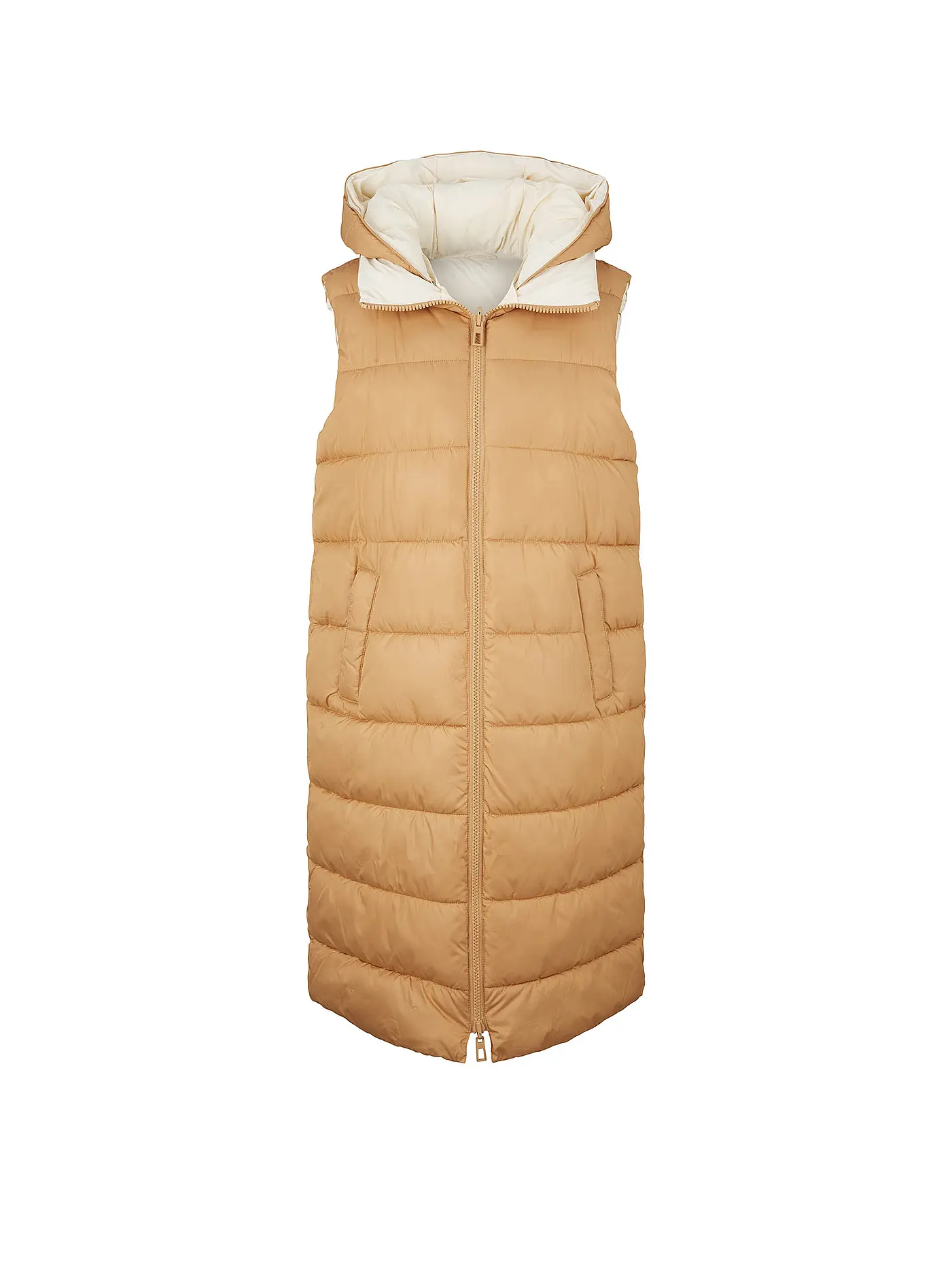 TOM TAILOR | Steppgilet | camel